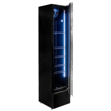 Vitrina frigorifica 1-usa 150L DIEGO S40 Exclusive black iluminare LED