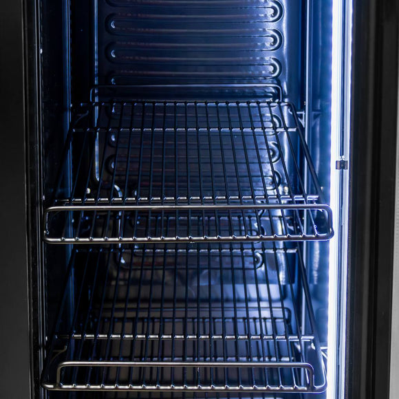 Vitrina frigorifica 1-usa 150L DIEGO S40 Exclusive black iluminare LED