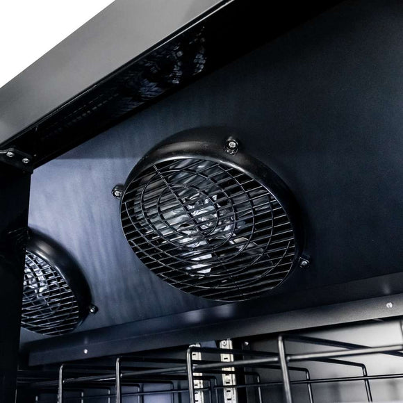 Vitrina frigorifica 2 usi 800L DIEGO R112 Prestige black iluminare LED