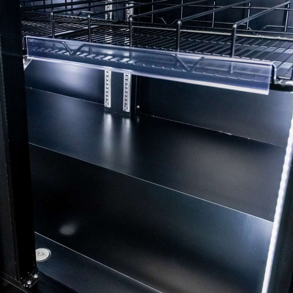 Vitrina frigorifica 2 usi 800L DIEGO R112 Prestige black iluminare LED