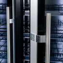 Vitrina frigorifica 2 usi 800L DIEGO R112 Prestige black iluminare LED