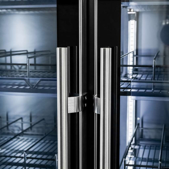 Vitrina frigorifica 3 usi 1200L DIEGO R168 Prestige black iluminare LED