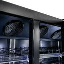 Vitrina frigorifica 3 usi 1200L DIEGO R168 Prestige black iluminare LED