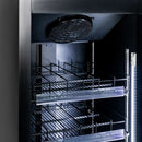 Vitrina frigorifica 1-usa 600L DIEGO R62 Prestige black iluminare LED