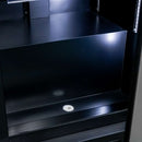 Vitrina frigorifica 1-usa 600L DIEGO R62 Prestige black iluminare LED