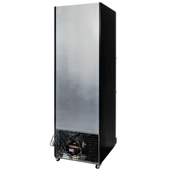 Vitrina frigorifica 1-usa 600L DIEGO R62 Prestige black iluminare LED