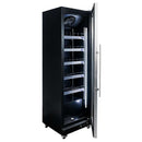 Vitrina frigorifica 1-usa 600L DIEGO R62 Prestige black iluminare LED