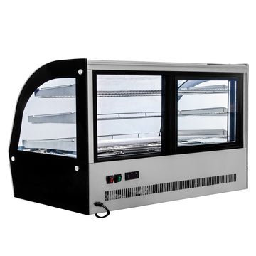 Vitrina calda de banc 160 Litri latime 120 cm, Inox - 0