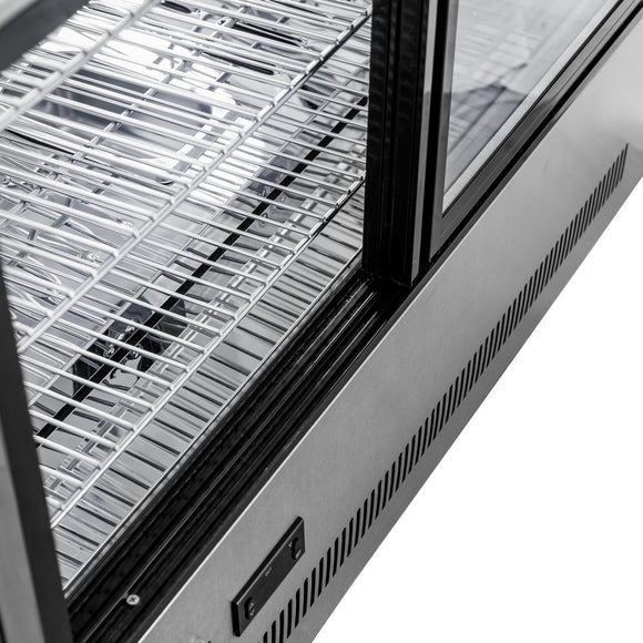 Vitrina incalzita reglabila CLARA MINI S90 Inox