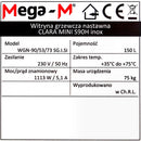 Vitrina incalzita reglabila CLARA MINI S90 Inox-10