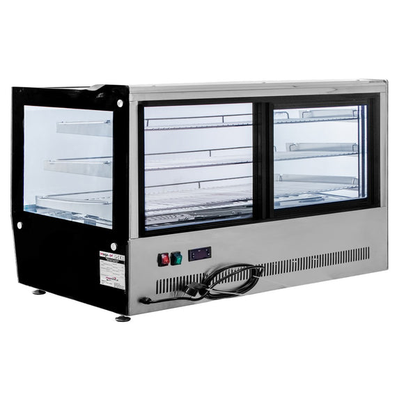 Vitrina incalzita reglabila ELSA MINI S120 Inox