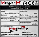 Vitrina incalzita reglabila ELSA MINI S66 Inox-14