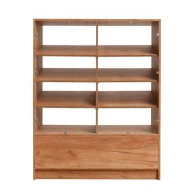 Vitrina magazin pentru prajituri Dab Kraft H-152 cm L-120 cm G-50 cm - 0
