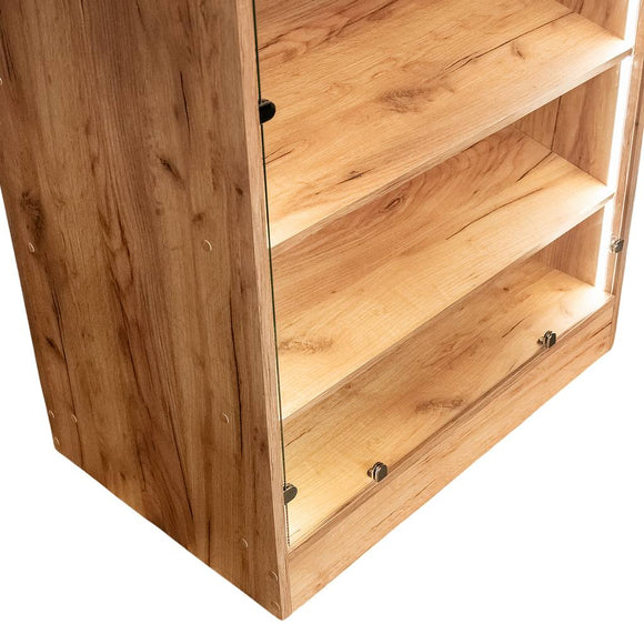 Vitrina comerciala pentru prajituri si bomboane Dab Kraft H-180 cm L-80 cm G-50 cm
