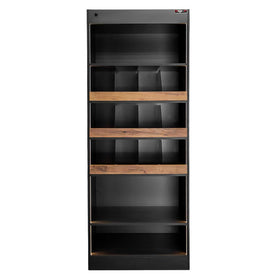 Vitrina magazin pentru prajituri si bomboane H-205 cm L-80 cm G-58 cm bazalt - 0