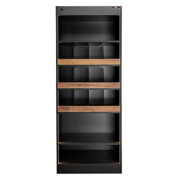 Vitrina magazin pentru prajituri si bomboane H-205 cm L-80 cm G-58 cm bazalt - 0