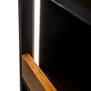 Vitrina magazin pentru prajituri si bomboane H-205 cm L-80 cm G-58 cm bazalt-8