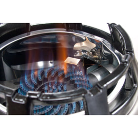 Wok asiatic cu 4 arzatoare, 4 x 21 kW, cu 2 robineti apa, baza deschisa, 200 cm Wok asiatic profesional cu 4