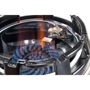 Wok asiatic cu 4 arzatoare, 4 x 21 kW, cu 2 robineti apa, baza deschisa, 200 cm Wok asiatic profesional cu 4