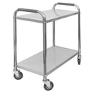 Carucior gastronomic pentru ospatari STANDARD 75x40x90 cm 2 polite Inox-3