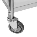 Carucior gastronomic de servire STANDARD 90x50x90 cm 2 polite inox-8