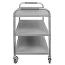 Carucior gastronomic de servire 90x50x90 cm STANDARD 3 polite Inox-4