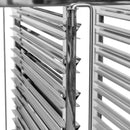 Carucior raft mobil gastronomic pentru tavi 74x55x170 cm inox-4