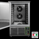 Abatitor racitor rapid 10 tavi GN 1/1 Tecnodom Aladino digital cu usa deschisa, 25 kg racire, 22 kg congelare - Made in Italy