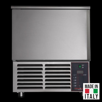 Abatitor racitor rapid 3 tavi GN 1/1 Tecnodom Aladino digital, 12 kg racire, 9 kg congelare - Made in Italy