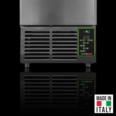 Abatitor racitor rapid Tecnodom Aladino digital 5 tavi GN 1/1 vedere din fata - Made in Italy