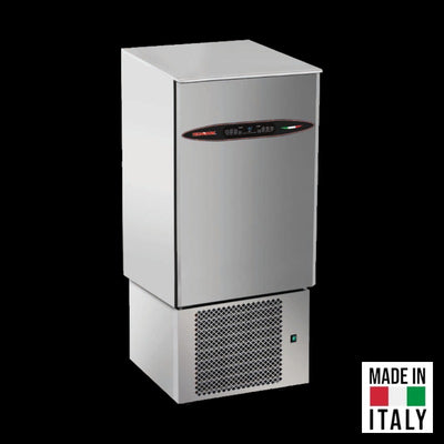 Abatitor racitor rapid inox 10 tavi GN 1/1 Tecnodom Attila cu comanda digitala, 25 kg racire, 22 kg congelare - Made in Italy