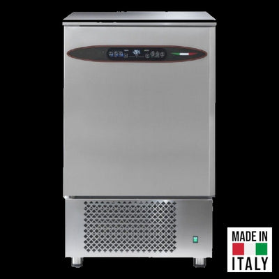 Abatitor racitor rapid inox 10 tavi GN 1/1 PLUS Tecnodom Attila cu comanda touch screen, 35 kg racire, 20 kg congelare - Made in Italy