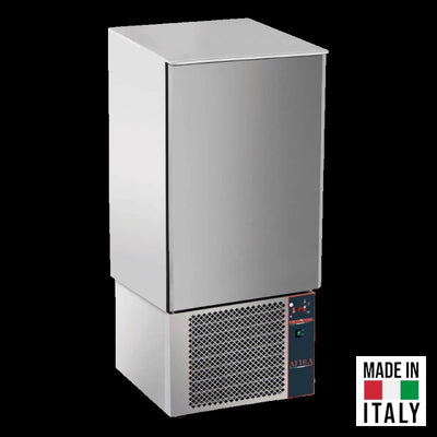 Abatitor racitor rapid inox 15 tavi GN 1/1 Tecnodom Attila cu comanda digitala, 45 kg racire, 25 kg congelare - Made in Italy