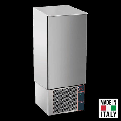 Abatitor racitor rapid inox 20 tavi GN 1/1 Tecnodom Attila cu comanda digitala, 60 kg racire, 35 kg congelare - Made in Italy