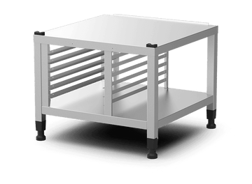 Suport UNOX înalt cu ghidaje 600×400 pentru BAKERTOP-X · XWLRA-06EF-H