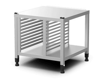 Suport UNOX ultra-înalt cu ghidaje 600×400 pentru BAKERTOP-X · XWLRA-10EF-U