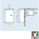 Agregat monobloc Sicaf Italy ACR012 - dimensiuni montaj