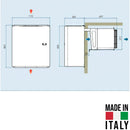 Agregat monobloc Sicaf Italy ACB300 - dimensiuni montaj