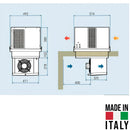 Agregat monobloc Sicaf Italy CMR034 - dimensiuni montaj