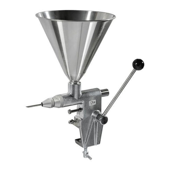 Aparat manual injectat creme cu palnie 3 Litri, dozaj reglabil, inox cu 3 duze