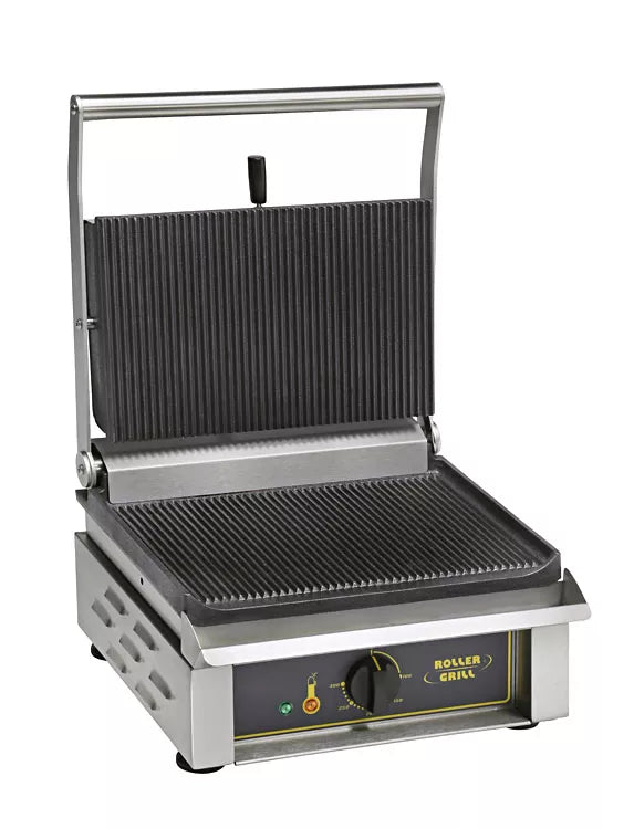 Presa grill din fonta bruta 3kw pentru sandvisuri panini - model 360x240mm