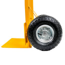 Carucior transport pliabil 2in1 de magazie tip roaba 250kg galben-9