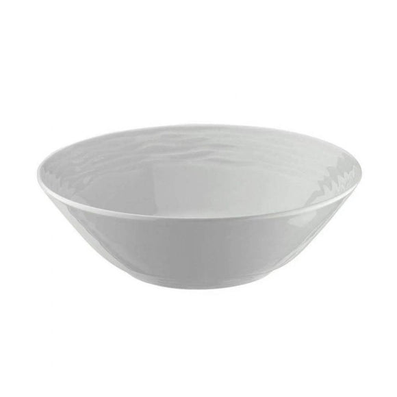 Bol salata  Ø 13 cm, portelan alb - model Sea Wave