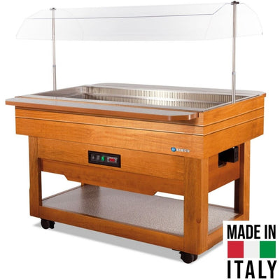 Vitrină Frigorifică Breakfast (lemn nuc)
+3/+10°C | Static | Clapetă electrică