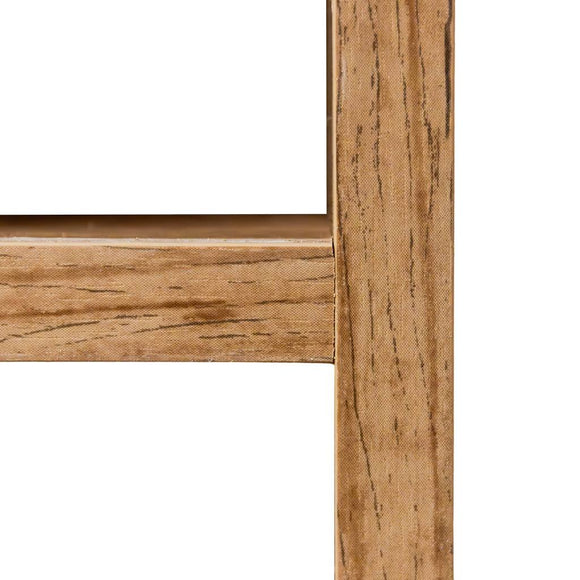 Panou lamele suspendat modular tavan/perete H-250 cm L-96 cm G-10 cm stejar kraft