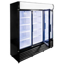 Vitrina frigorifica 3 usi 1065L RICO i160 iluminare LED plafon publicitar superior iluminat