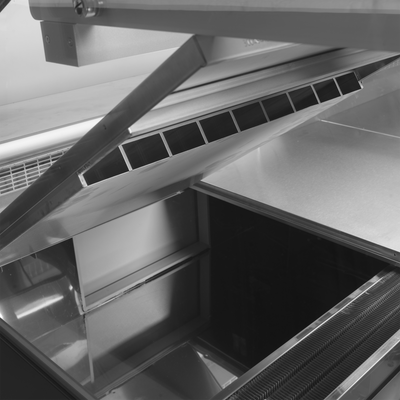 Vitrina servire Tefcold SOCA37590A, 982 l, polita posterioara din inox - imaginea 2