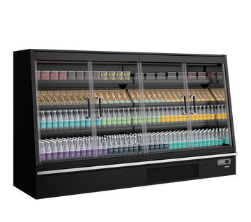 Vitrina frigorifica multideck joasa Tefcold Galaxy+ GPL26FGD Black - imaginea 2