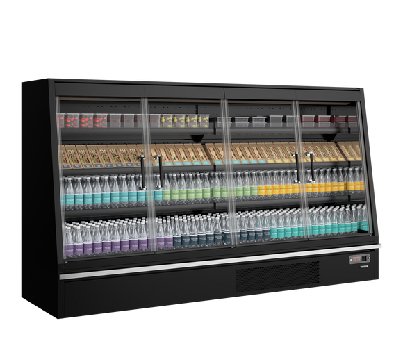 Vitrina frigorifica joasa Tefcold Galaxy+ GPL26FGD Black / DF - imaginea 2