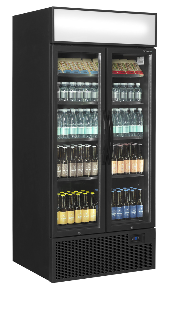 Vitrina frigorifica Tefcold FSC891H Black - imaginea 2